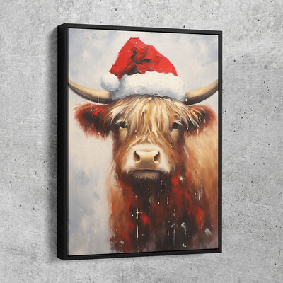 Christmas Highland Cow