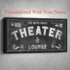 Custom Theater and Lounge Premium Canvas