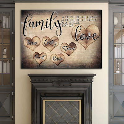 Personalized Premium Family Canvas