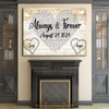 Personalized Couples Song Premium Canvas V4