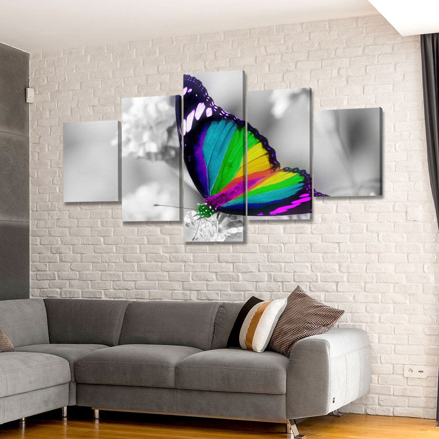 Purple And Gold Butterflies - Amazing Canvas Prints